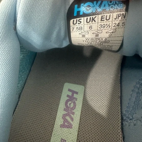 HOKA Women's Blue and Purple Running Shoes - Picture 5 of 9